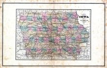 Iowa, United States 1885 Atlas of Central and Midwestern States